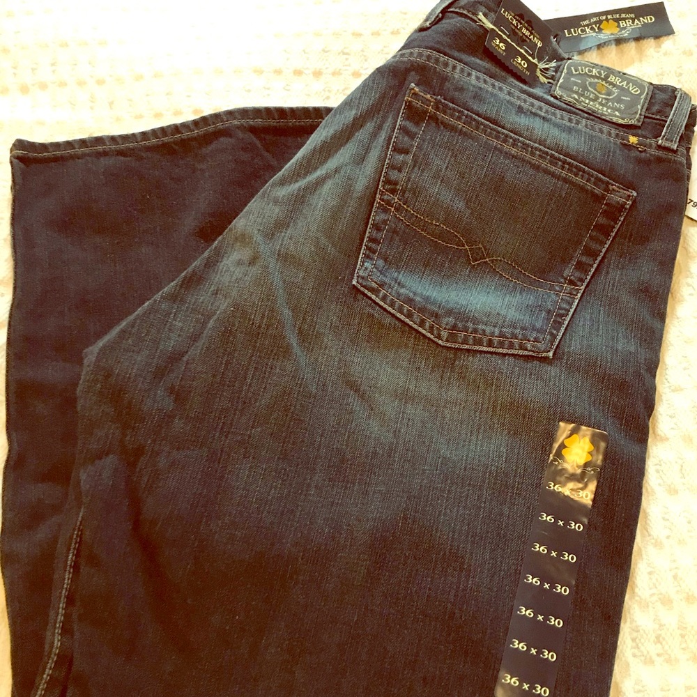 LUCKY BRAND mens jeans. 181 Jean style. 36x30.